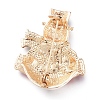 Golden Plated Alloy Brooches JEWB-L011-002G-2