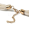 Bohemia Style Glass Seed Bead Multi-strand Necklaces NJEW-H063-02G-4