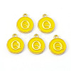Golden Plated Alloy Enamel Charms X-ENAM-S118-09Q-1