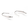 316 Surgical Stainless Steel Earring Hooks STAS-Z034-10P-2