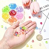 7 Colors Transparent Acrylic Beads OACR-YW0001-95-5