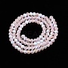 Transparent Glass Beads Strands EGLA-A044-T3mm-MB22-3
