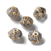 Vintage Porcelain Pumpkin Beads PORC-L080-A02-1