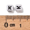 Opaque Acrylic Beads OACR-S076-01K-3