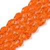 Transparent Glass Beads Strands EGLA-N013-T6mm-D09-1