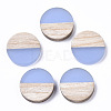 Resin & Wood Cabochons RESI-R425-05A-1