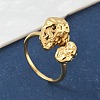 304 Stainless Steel Open Cuff Rings LS-RJEW-S627-01A-G-1