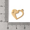 201 Stainless Steel Pendants STAS-E211-09G-3