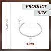 15Pcs Stainless Steel Bangle Makings FIND-BC0014-34B-2