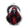 Halloween Theme Opaque Acrylic Pendants OACR-M019-01B-1