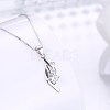 Trendy 925 Sterling Silver Pendant Necklaces NJEW-BB22405-3