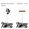 Laser Cut Basswood Welcome Sign WOOD-WH0123-097-3