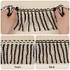 Two Tone Polyester Twisted Rope Tassel Fringe Trimming DIY-WH0304-703C-3
