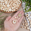 400Pcs 5 Styles Natural Unfinished Wood Beads WOOD-PA0001-55-3
