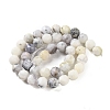 Natural White African Opal Beads Strands G-NH0021-A26-02-3