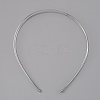 Alloy Double Hair Band Findings AJEW-WH0304-25A-P-1
