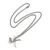 201 Stainless Steel Necklace NJEW-Q336-01K-P-1