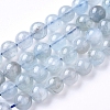 Natural Aquamarine Beads Strands G-F641-02-A-2
