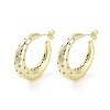 Rack Plating Brass Micro Pave Cubic Zirconia Studs Earrings EJEW-B047-05G-02-1