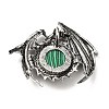 Synthetic Malachite Pendants G-B033-05AS-17-3