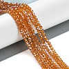 Electroplate Glass Beads Strands EGLA-A034-T6mm-A19-3