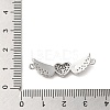 Brass Micro Pave Clear Cubic Zirconia Connector Charms KK-M275-19P-3