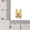 Rack Plating Brass Micro Pave Clear Cubic Zirconia Beads KK-G500-30G-H-3