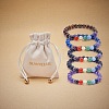 SUNNYCLUE Natural Gemstone Beads Stretch Bracelets BJEW-SC0001-01-4