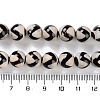 Natural Tibetan Wave Pattern dZi Agate Beads Strands G-B084-A02-01-5