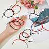 8Pcs 8 Style Lampwork Evil Eye Braided Bead Bracelets Set BJEW-FI0001-45-10