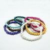 Stretchy Glass Pearl Bracelets BJEW-D068-6mm-M-1