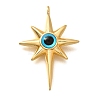 Brass Resin Pendants KK-U055-24G-1