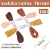 4 Skeins 4 Colors 6-Ply Cotton Embroidery Floss EMBR-WH20001-003A-2