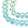 Transparent Glass Beads Strands GLAA-E036-07Y-4