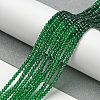 Transparent Gradient Color Glass Beads Strands GLAA-H021-01A-33-5