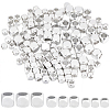 150Pcs 3 Style Brass Beads KK-CN0002-71S-1