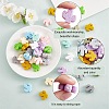 24Pcs 12 Colors Cactus Silicone Beads JX324A-01-6