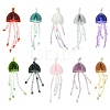 10Pcs 10 Colors Handmade Glass Seed Beads SEED-CJ0001-26-1
