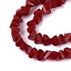 Opaque Glass Beads Strands GLAA-N019-4mm-15-4