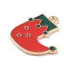 Christmas Theme Alloy Enamel Pendants ENAM-Z010-05A-KCG-2