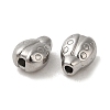 Non-Tarnish 304 Stainless Steel Beads STAS-I203-33P-2