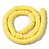 Handmade Polymer Clay Beads Strands CLAY-R089-8mm-126-3