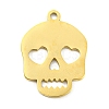 304 Stainless Steel Pendants STAS-Q255-04G-1