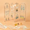 4 Foldable Screen Acrylic Earring Display Stands EDIS-N010-02-5