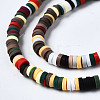 Handmade Polymer Clay Beads Strands CLAY-R089-4mm-156-2