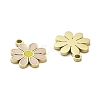 304 Stainless Steel Enamel Charms STAS-L022-016G-01-2