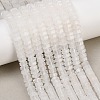 Natural Quartz Crystal Beads Strands G-G317-A25-3X6MM-1