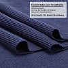 85% Cotton & 15% Elastic Fiber Ribbing Fabric for Cuffs FIND-WH0150-92C-5