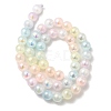 Plating Natural Selenite Beads Strands G-G120-A01-02-05-2
