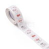 Valentine's Day Round Paper Stickers X-DIY-I107-04-3